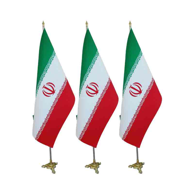 پرچم تشریفات لمینت با پایه