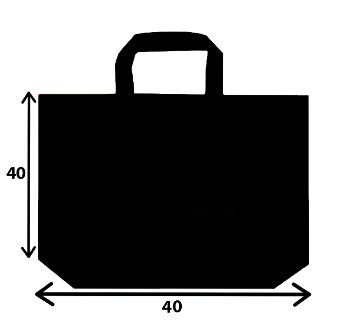 بگ پارچه ای 40*40  دسته بندی کاست کف (تا 300 عدد)